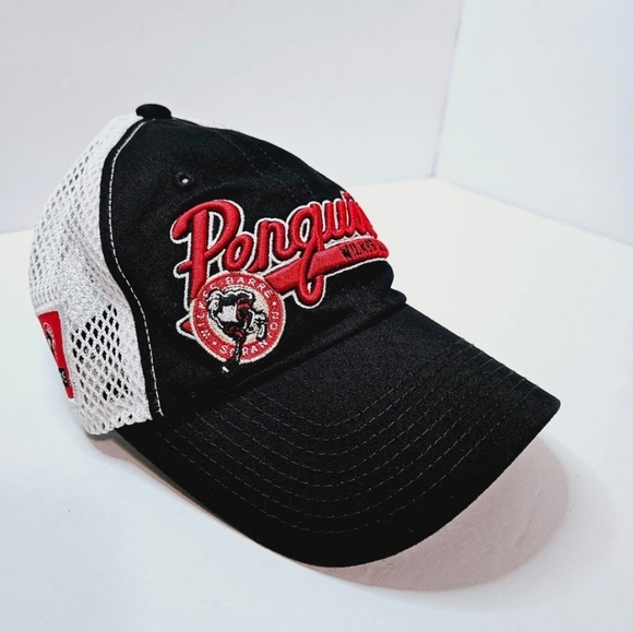 Vintage Pittsburgh Penguin NHL Hockey Reebok Hat/Cap OS Mesh Back Embroidered - Picture 6 of 12